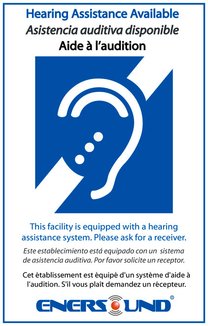 Enersound ALS-4TP 4 Person Assistive Listening System with Neckloops