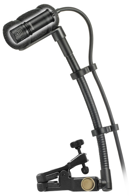 Audio-Technica ATM350UcW Cardioid Condenser Clip-On Instrument Microphone