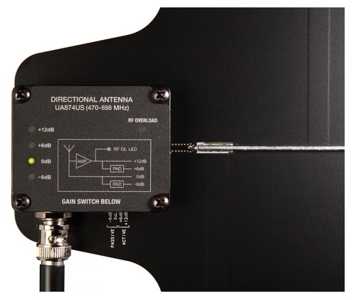 Shure UA874XA Active Directional Antenna