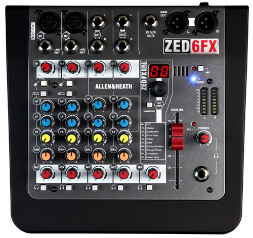 Allen & Heath ZED-6FX Compact Analog Mixer with FX