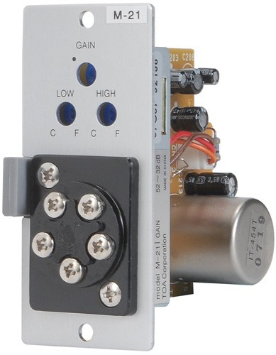 TOA M-21S Microphone Input with Remote Volume Control