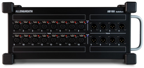 Allen & Heath AB168 16x8 Digital Stage Box for GLD and Qu Mixing Systems
