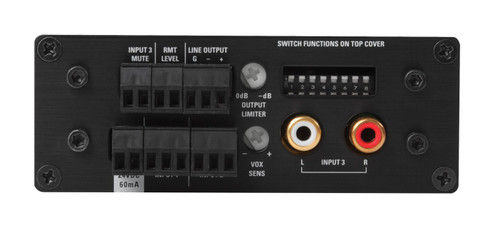 Retail Store Sound System with 8 QSC AcousticDesign In-Ceiling Speakers Power Amplifier and Atlas Sound Mixer