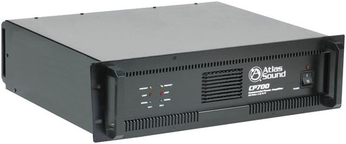 AtlasIED CP700 High Performance Power Amplifier Dual Channel 700W 25V, 70.7V, 100V 2,4, and 8 Ohm Outputs