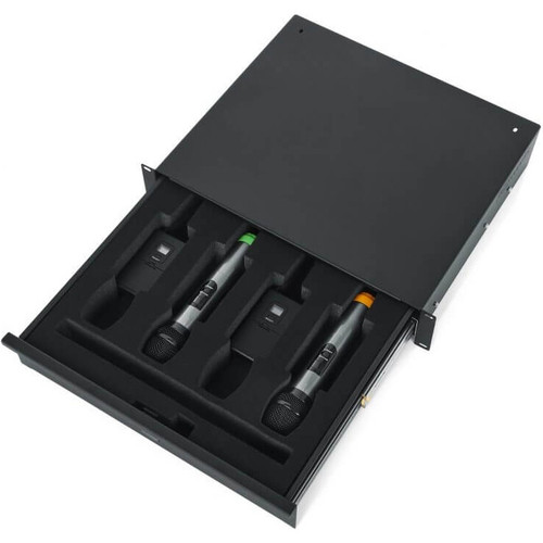 Gator GRW-DRWWRLSS Rackworks Rack Drawer for Wireless Microphones