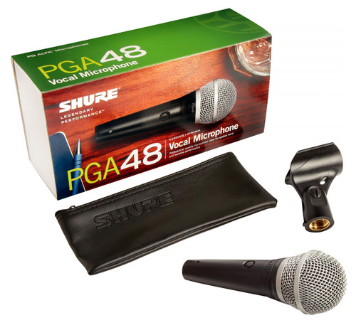 Shure PGA48 Cardioid Dynamic Vocal Microphone (Discontinued)