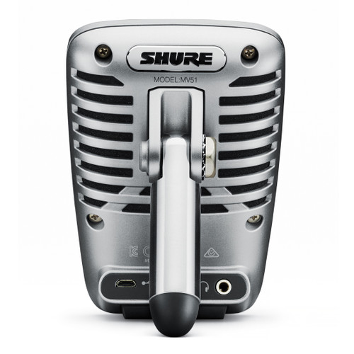 Shure MV51 Large-Diaphragm Condenser Microphone for iOS and USB (Discontinued)
