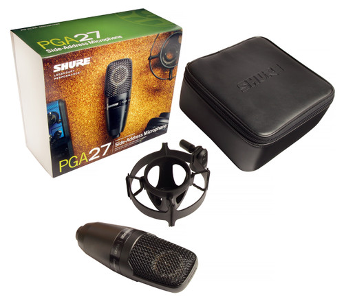 Shure PGA27 Large Diaphragm Side-Address Cardioid Condenser Microphone (Discontinued)