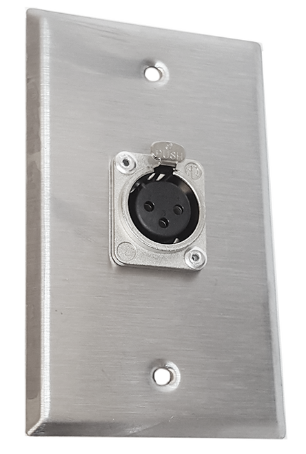 CBI WP1-1F Neutrik DL Series Female XLR 1 Gang