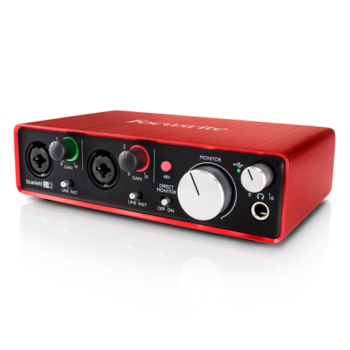 Home Studio Recording Package with 2 JBL LSR305 Monitors and Focusrite Scarlett 2i2 USB Audio Interface (Discontinued)