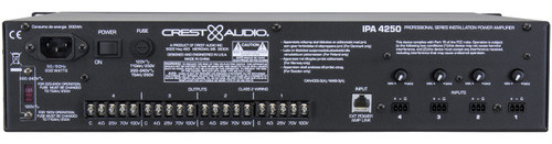 Crest Audio IPA-4250 Multi-Channel 4 x 250W Power Amplifier (Discontinued)