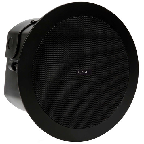 QSC AD-C6T AcousticDesign Series 6.5" 2-Way 135° Conical DMT Ceiling Mount Loudspeaker 70/100V with 16Ω Bypass  - Pair (Discontinued)