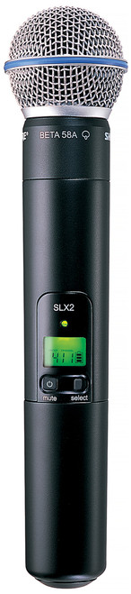 Shure SLX2/BETA58 Handheld Wireless Microphone (Discontinued)