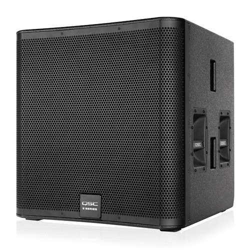 QSC Auditorium Sound System with QSC E Series Speakers and Subwoofers, Yamaha 16-Channel Mixer and Dual Wireless Microphone System (Discontinued Components)