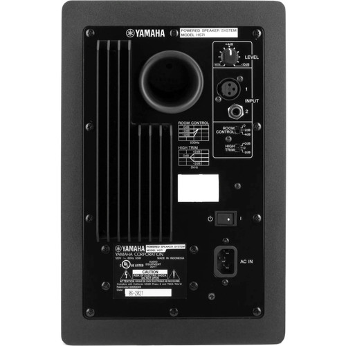 Yamaha HS7I 6.5" 2-Way Bi-Amplified Nearfield Powered Studio Monitor with M8 Mounting Points - Black