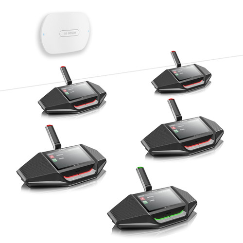 Bosch Dicentis Wireless Conference System with 15 Wireless Discussion Devices (Discontinued)
