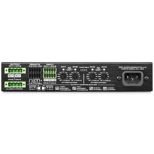 QSC SPA4-100 SPA Series 4-Channel Audio Amplifier