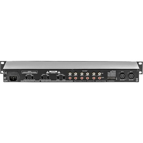 ART MX624 6-Channel Stereo Mixer with 2 Zone Outputs