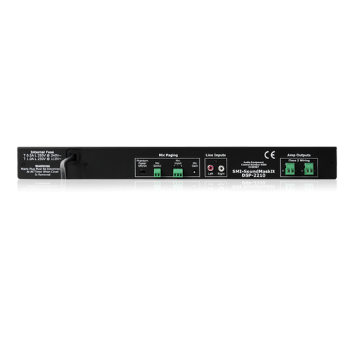 Office Sound Masking System with 12 Atlas Sound M1000 Speakers DSP2210 Processor and Amplifier (Discontinued Components)