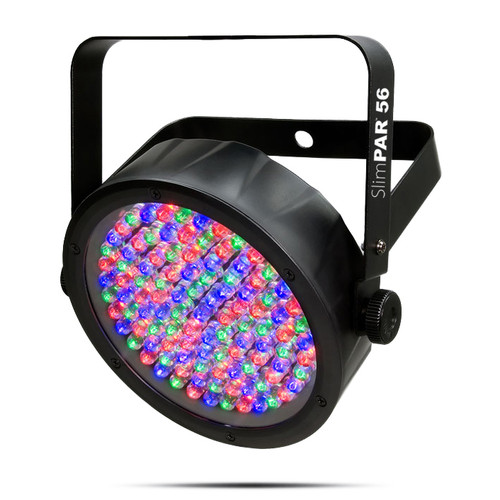 CHAUVET DJ SlimPAR 56 LED Par Can Wash Light – Black (Discontinued)