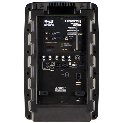 Anchor Audio LIB-DPDUAL-AIR Liberty Deluxe Dual AIR PA Package with 2 Collar Microphones (Discontinued)