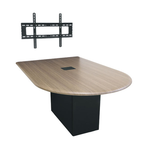 Educational Collaboration System with AMX ACV-5100 Video Conferencing Sound Bar SONY 65" BRAVIA Display and Middle Atlantic HUB Meeting Table (Discontinued Components)