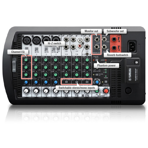 Yamaha STAGEPAS 400BT 8-Channel 400W Portable PA System with Bluetooth