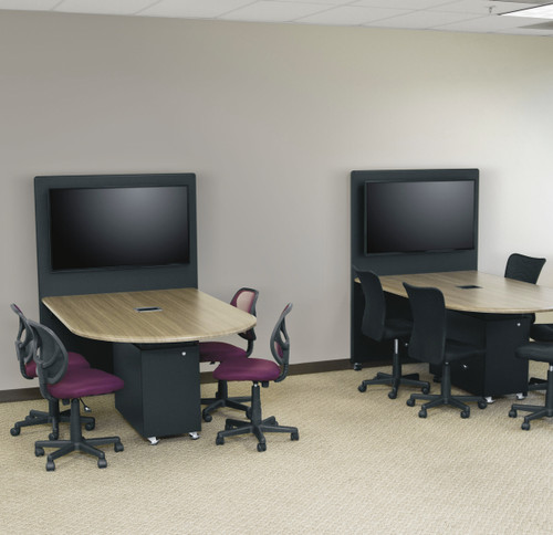 Collaboration System with AMX ACV-5100 Video Sound Bar ACR-5100 System SONY 65" BRAVIA Display and Middle Atlantic HUB Meeting Table (Discontinued Components)