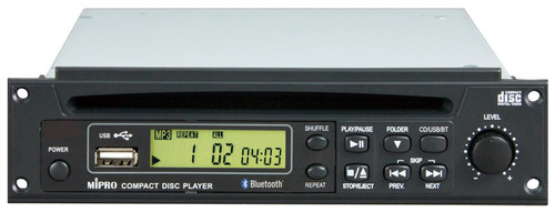 MIPRO CDM-2B CD/USB/Bluetooth Player Module with Remote Control for MA-505, MA-705, MA-708, MA-808 (Discontinued)