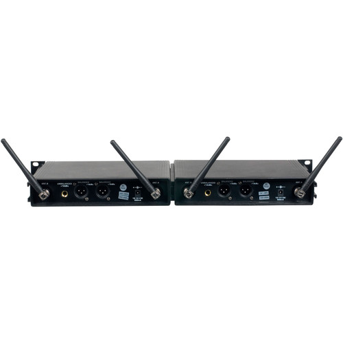 VocoPro UDH-4-ULTRA Four-Channel UHF Wireless System with 4 Handheld, 4 Headsets and 4 Lavalier Microphones (Discontinued)