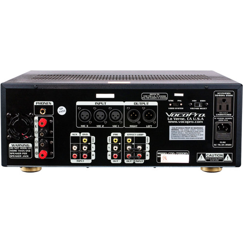 VocoPro TWISTER-7000-ULTRA All-In-One 250W Bluetooth Karaoke System with 2 Wireless Microphones (Discontinued)