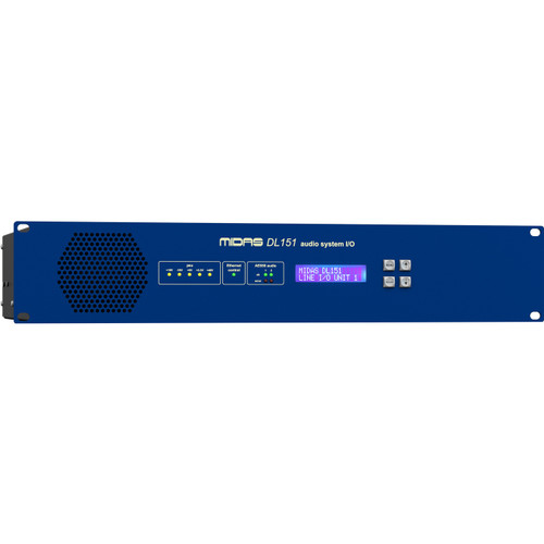 MIDAS DL151 Stagebox with 24 Inputs, MIDAS Mic Preamps and Dual Redundant AES50 Networking