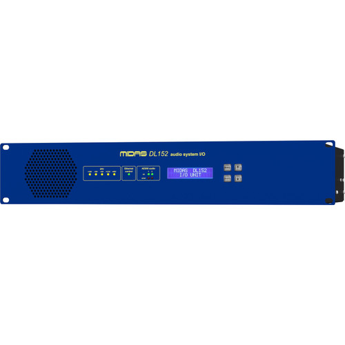MIDAS DL152 Stagebox with 24 Outputs and Dual-Redundant AES50 Networking