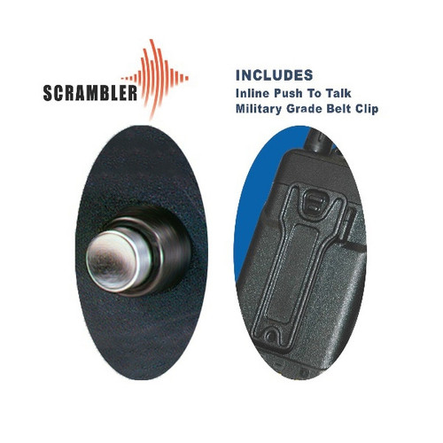 Eartec Scrambler 4-User SC-1000 2-Way Radio System with Ultra Double Shell Mount PTT Headsets (Discontinued)