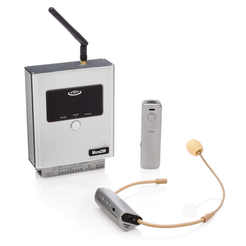 Classroom Sound System with 2 Yamaha VXC4 In-Ceiling Speakers and Micro20 Amplified 2.4G Digital Wireless Microphone System (Discontinued Components)
