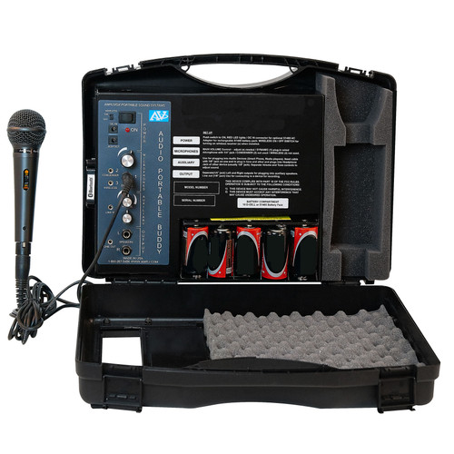 AmpliVox S222A Portable Buddy Bluetooth-Enabled PA System with Dynamic Microphone