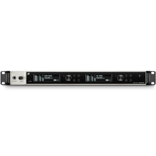 Sennheiser EM 6000 2-Channel Digital Wireless Receiver 244 MHz Switching Bandwidth