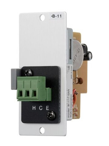 TOA B-11S Balanced Line Input with Mute-Receive