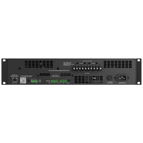 AtlasIED DPA2402 2400W Networkable Multi-Channel Power Amplifier