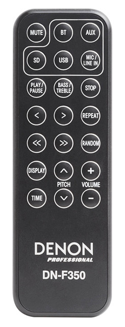 Denon Professional DN-F350 Solid State Media/Bluetooth Player (Discontinued)