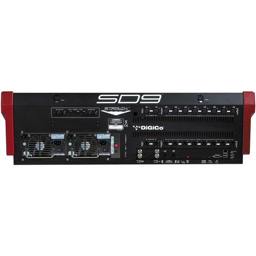 Digico SD9T Live Digital Console with 96 Input Channels at 48kHz/96kHz and Stealth Digital Processing