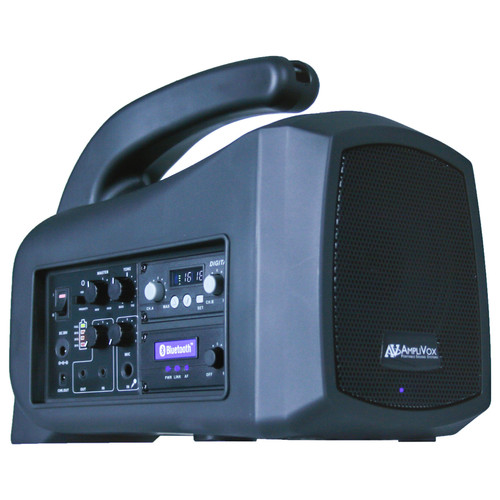 AmpliVox SW321 Mity-Lite Plus Portable Bluetooth-Enabled PA System with Wireless Handheld and Pendant Microphones (Discontinued)
