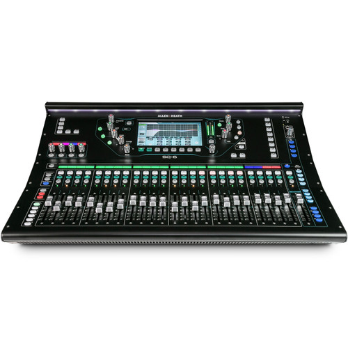 Allen & Heath SQ-6 48-Channel 36 Bus Digital Mixer with 24+1 Motorized Faders