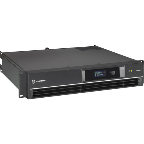 Dynacord C1300FDI DSP Power Amplifier 1 x 600W @ 70V Bridged with FIR Drive Technology