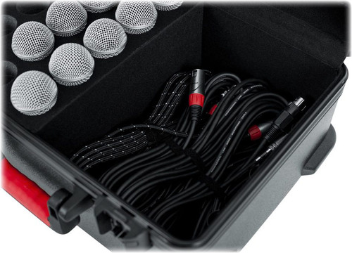 Gator GTSA-MIC15 Case for 15 Wired Mics