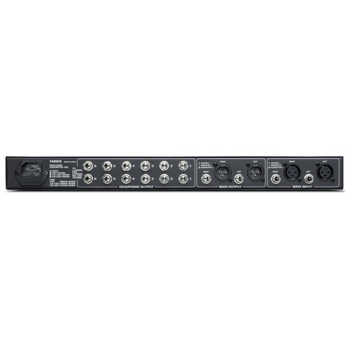 Rane Commercial HA6S 6 Channel Headphone Amplifier (Discontinued)