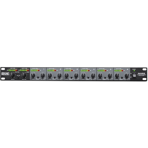 Rane Commercial MX6S 6-Channel Mixer 8 Output Splitter (Discontinued)