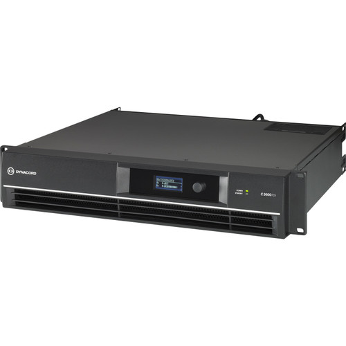 Dynacord C3600FDI DSP Power Amplifier 2 x 1250W at 70V with FIR Drive Technology
