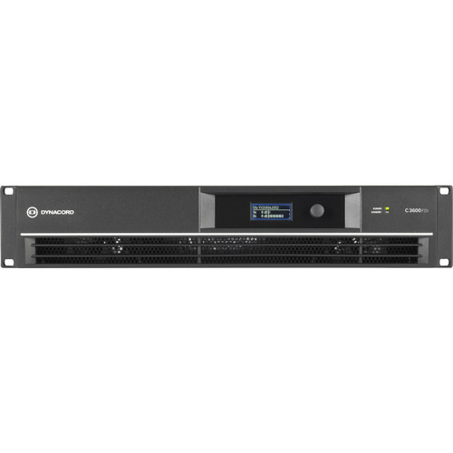 Dynacord C3600FDI DSP Power Amplifier 2 x 1250W at 70V with FIR Drive Technology