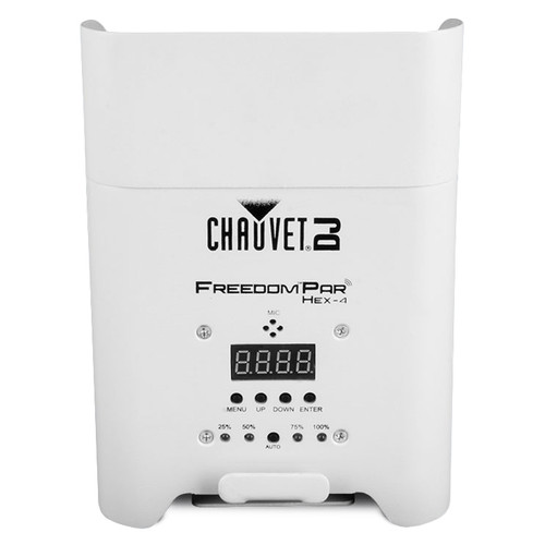 CHAUVET DJ Freedom Par Hex-4 RGBAW+UV Wireless LED PAR - White Housing (Discontinued)
